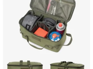 Outdoor Camping Gas Tank Storage Bag Large Capacity Ground Nail Tool Bag Gas Canister Picnic Cookware Utensils Kit Bag