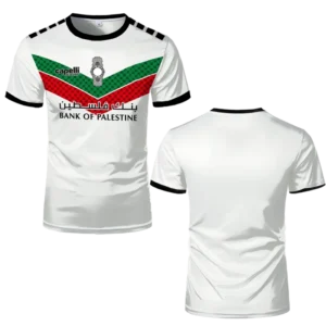 Fashion Palestine Flag Football Jersey Summer Trend Crew Neck 3D National Emblem Printed Sports T Shirt Casual Uniex Loose Tees - Image 5