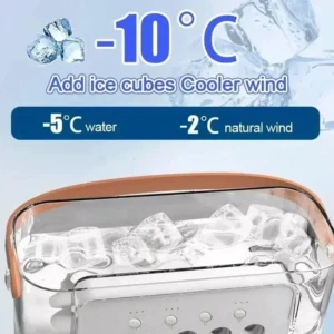 New 3 In 1 Fan AIr Conditioner Household Small Air Cooler LED Night Light Portable Humidifier Air Adjustment Fan Office Home Fan - Image 3
