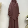 Middle Eastern Muslim women Dubai female Turkish hijab Solid Muslim woman Khimar wrapped Malaysian shawl scarf Moroccan hijab - Image 4
