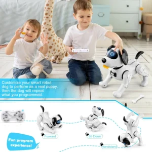 Remote Control Robot Dog - Interactive Dancing, Music & Touch-Sensitive Electronic Pet for Kids | Rechargeable & Safe Gift - Image 4