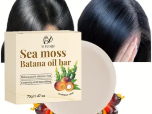 NEW Pure Organic Sea Moss Batana Oil Shampoo And Hair Shampoo Soap Bar For Hair Growth Cleansing Anti-Breakage Repair Damaged