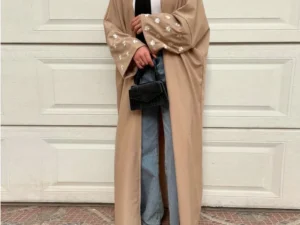 Middle-East Ethnic Clothing Loose Abaya Muslim Women Full Sleeve Printed Floral Abayas Kaftans Jilbabs Islamic Maxi Dresses