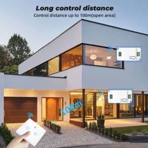 GERMA Smart Home Wireless Touch Switch Light Electrical 433Mhz Remote Control Glass Screen Wall Panel Button Receiver Led Lamp - Image 4