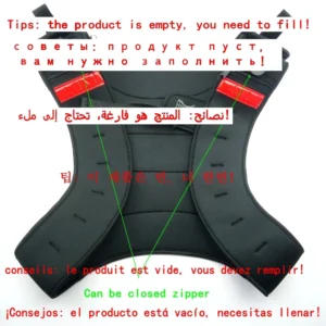 Weight Jacket Weighted Vest Exercise Boxing Sanda Training Waistcoat outdoor fitness equipment power sport entertainment black - Image 4