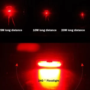 Bicycle Tail Lamp Waterproof Bicycle Light LED Bike Rear Lights High Bright Night Cycling Safety Warning Lamp Road MTB Lantern - Image 6