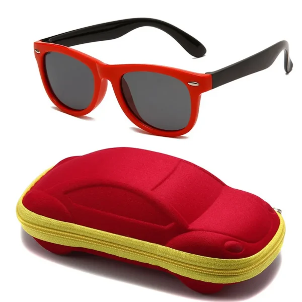 Classic Kids Silicone Sunglasses UV400 Eyewear for Boys Girls TR90 Goggles Children Sunglasses UV Protection Kids Eyewear - Image 4