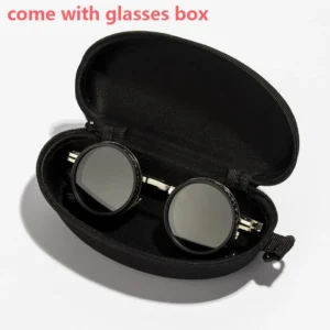 ND2-400 9 Level Adjustable Dimming Polarized Sunglasses Men Women Fishing Punk Round Glasses Driving Eyeglasses ND Filter - Image 3