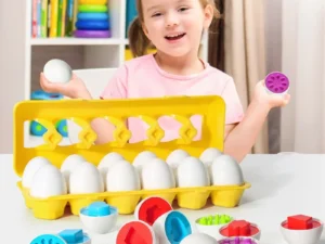 Eggs Screws 3D Puzzle Montessori Learning Education Math Toys Kids Shape Match Smart Game For Children Educational Easter Gifts