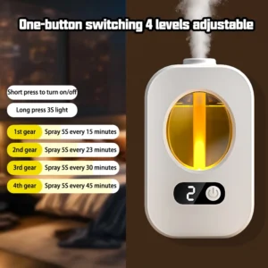 Automatic Diffuser Aromatherapy Machine Air Fragrance Air Freshener Toilet Bathroom Aroma Essential Oil Dispenser Humidifier - Image 3