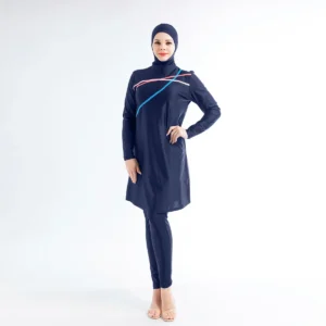 Modest Muslim Swimsuit Burkini Women Fashion Full Cover Women Conservative Swimsuit Bathing Suit Islamic Swimwear - Image 4