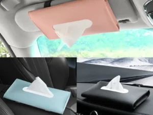 1 Pcs Car Tissue Box Towel Sets Car Sun Visor Tissue Box Holder Auto Interior Storage Decoration for BMW Car Accessories