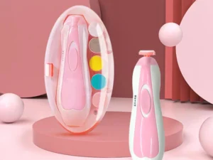 Electric Baby Nail File Nail Clipper Toddler Toenail Care Set Nail Scissors Blue Pink Boys Girls Safe Not To Hurt Baby Hands