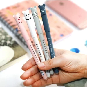 4+2+20 Pcs/Set Kawaii Erasable Gel Pens 0.35mm Waterproof Blue/Black/Red Gel Ink Stationery School supplies for Office Student - Image 4