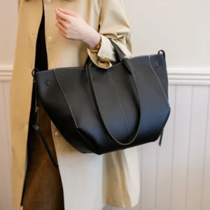 taschen luxus designer handtschen damen taschen damen 2024 neu MOODS Marken Achsel Umhängetaschen für Frauen 2024 neuesten Luxus Designer Handtaschen weiches Pu Leder große Kapazität Einkaufstasche - Image 5