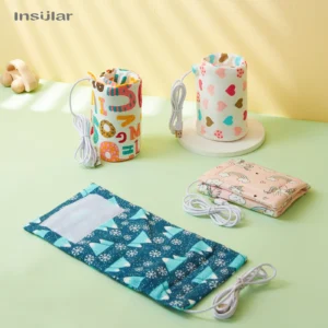 USB Milk Warmer Insulated Bag Portable Travel Cup Warmer Baby Nursing Bottle Cover Warmer Heater Bag Infant Feeding Bottle Bags - Image 3