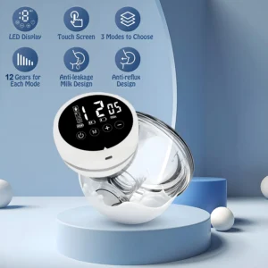 1PCS Wearable Electric Breast Pump Silent Milk Collection Hands-free Invisible Automatic Intelligent Breast Pump Portable Travel - Image 5