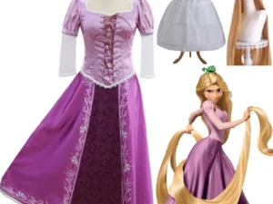 Tangled Rapunzel Women’s Long Hair Princess Costumes Cosplay Costume Adult Carnival Uniform Halloween Costumes