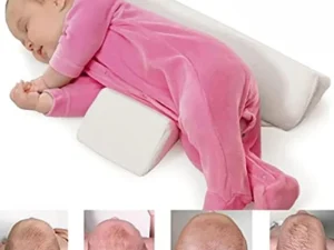 Baby Side Sleeping Pillow Head Protecter Newborn Head Anti-Spitting Milk Travel Pillow Infant Sleeping Wedge Cushion