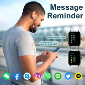 LAXASFIT H9 and H6 Smartwatch Dial to Answer Calls Calorie Tracking Heart Rate Blood Oxygen Monitoring Bluetooth Smart Watch - Image 5