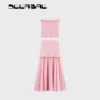 DEEABAE Summer New Women's Clothing European And American Layered Decoration Round Neck Short Sleeved Knitted Three Piece Set - Image 5