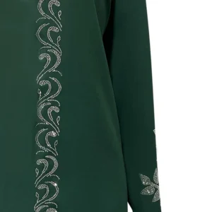 Muslim Clothing Woman Abaya Dubai Luxury Islam Ramadan Kebaya Long Sleeve Diamonds Holiday Dress Eid Femme Islamic Dress Abayas - Image 7
