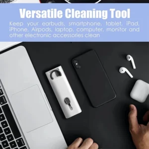 7 in 1 Computer Keyboard Cleaner Brush Kit Earphone Cleaning Pen For Headset Keyboard Cleaning Tools Cleaner Keycap Puller Kit - Image 6