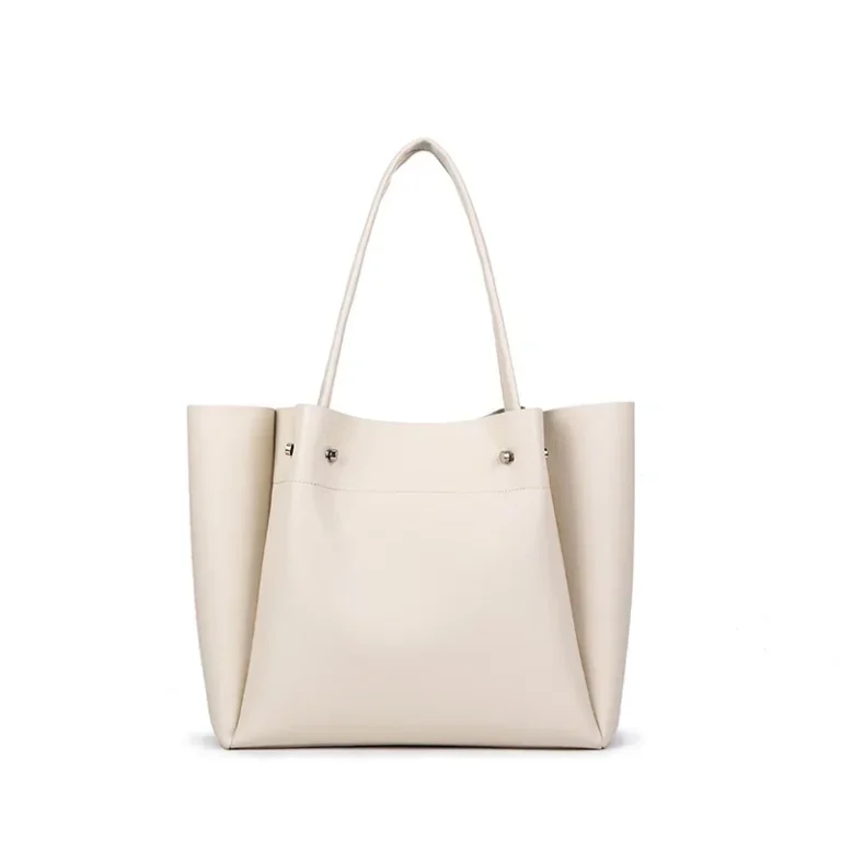 New Large Capacity Soft Leather Women's Shopping Bag Single Shoulder Handheld Commuter Tote Bag Originally One Piece Free Shippi - Image 6
