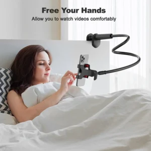 Phone Holder Stand Lazy Bracket Headrest Bed 360 Flexible Long Arms Clamp Mount For iPhone Samsung and 3.5~6.7" Device - Image 5