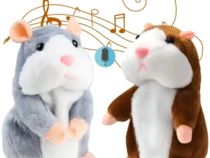 Learn To Imitate Talking Little Hamster Animal Plush Funny Toy Talking Nod Hamster Doll Soothing Crying Baby Toy Kids Gift