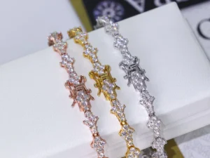 ESKEEM Silver 925 Moissanite Tennis Bracelet Original Brilliant Cut Diamond Pass Test D Color VVS1 Bracelet Gift Fine Jewelry