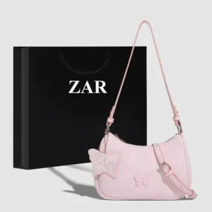 Guangzhou Women's Pure Desire Sweet Heart Butterfly Underarm Bag 2024 High-end Feel Commuting Shoulder Slant Cross Bag Trendy