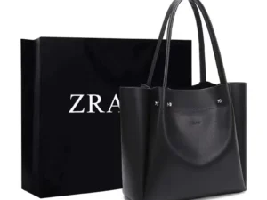 Zhome Cross-Border Large Capacity Handbag Preppy Style Versatile Single Shoulder Commute Shopping Bag Soft Artificial Leather In