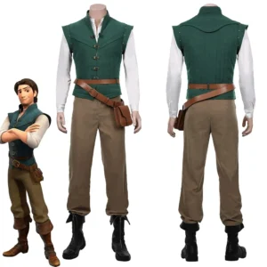 Anime Flynn Rider Tangled Rapunzel Cosplay Costume Adult Carnival Uniform Halloween Anime Halloween Prince Costumes Accessories - Image 3
