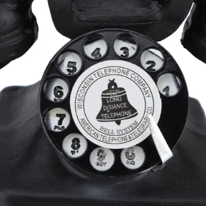 Vintage Retro Antique Phone Model Wired Corded Landline Telephone Ornaments Home Room Desk Decoration - Image 6