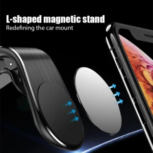 Universal Magnetic Car Phone Holder in Car Phone Stand Clip Mount Car Magnetic Phone Holder for iPhone 15 14 Pro Samsung Xiaomi - Image 3