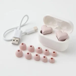 New Wireless Bluetooth Headphones Heart Shaped Earphones woman Earphone High Quality Heart Earbuds Girl Gift - Image 3