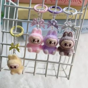 Cartoon Labbubu Keychain Backpack Keyring Pendant Couple Pendant Students Key Ring Festivel Gifts - Image 5