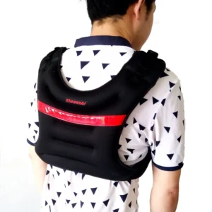 Weight Jacket Weighted Vest Exercise Boxing Sanda Training Waistcoat outdoor fitness equipment power sport entertainment black - Image 3