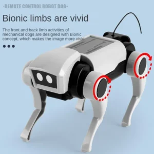 Rc Robot Children's Remote Control Mechanical Dog Toy Science Teaching Diy Assembling Model Electric Set Toys for Boys Kids Gift - Image 3