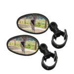 2PCS Bicycle Rearview Mirror 360 Degree Adjustable Rotatable Universal Cycling Handlebar Rear View Mirrors for MTB Road Bike