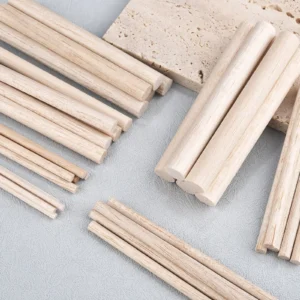 3-30pcs/Lot Dia 3-12mm Balsa Wood Round Sticks For DIY Airplane/Boat Model Building Accessories Wood Dowels For Crafting 10-50cm - Image 4