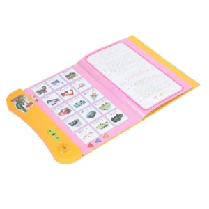 Islam Electronic Learning Book, Birthday Gift Funny Children Sound Book Arabic Cartoon Pattern Interactive for Travel Orange - Image 5
