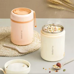 600ML Bento Box Electric Heating Lunch Box USB Portable Picnic Drink Food Heater Stainless Steel Thermal Lunch Boxes for Office - Image 3