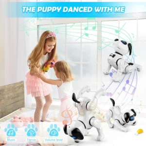 Remote Control Robot Dog - Interactive Dancing, Music & Touch-Sensitive Electronic Pet for Kids | Rechargeable & Safe Gift - Image 5