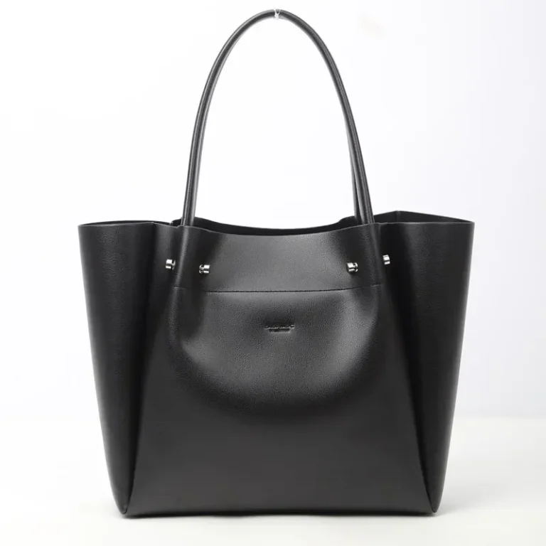 New Large Capacity Soft Leather Women's Shopping Bag Single Shoulder Handheld Commuter Tote Bag Originally One Piece Free Shippi - Image 3