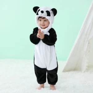 2024 Baby Kigurumi Stitch Dinosaur Cartoon Romper Infant Kids Animal Pajamas Jumpsuit Christmas Girls Boys Anime Cosplay Costume - Image 6
