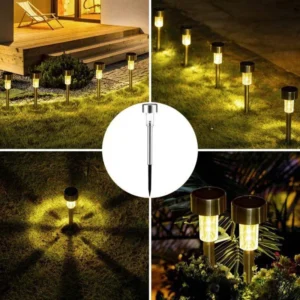 Solar Light Garden Decoration Tools Outdoor Solar Powered Lamp Waterproof Landscape Lighting for Pathway Patio Yard Lawn - Image 6