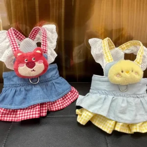 Lace Pet Apparel Harness Dresses For Little Small Dogs Puppy Animal Princess Bichon Pomeranian Summer Autumn Cat Denim Skirts - Image 5