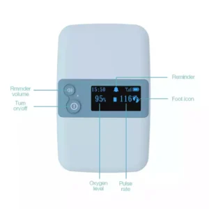 Babyo2 S2 Rechargeable Bluetooth Smart Audio Reminder Wearable Baby Oximeter Spo2 Sleep Heart Rate Baby Blood Oxygen Monitor - Image 6